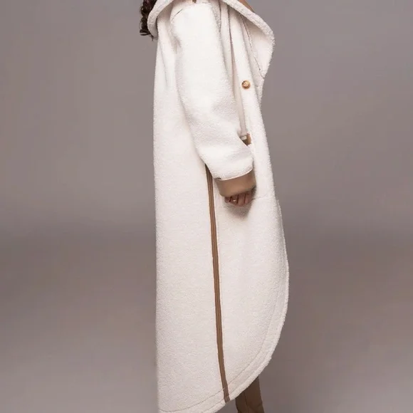 Tan Jaida Reversible Coat - Picture 5 of 12